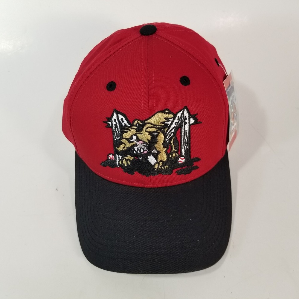 OC Sports Batavia Muckdogs Cap Hat Red Collegiate MilB Minors Baseball NEW